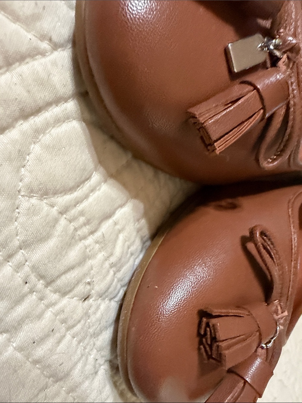 Coach Brown Tassel Ballet Flats - Picture 3 of 7